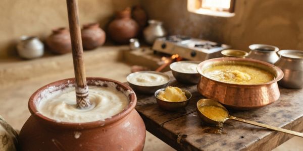 বিলোনা ঘি উৎপাদন